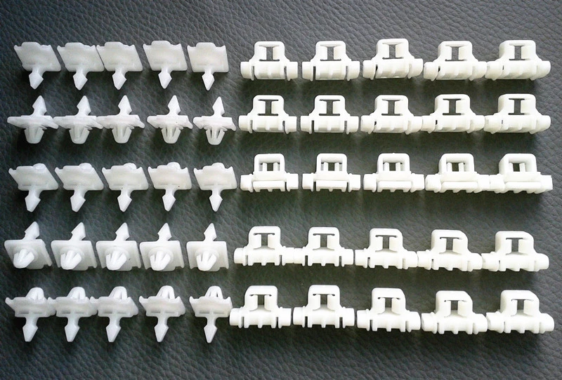 100x Zierleisten Clips Beplankung For Mercedes Sacco Benz W124 W201 A0019884981, A0019885181