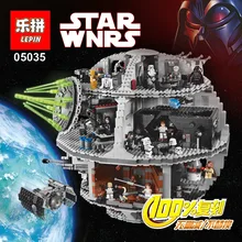LEPIN 05035 3804Pcs Star Wars Death Star Minifigures Building Blocks Brick Toys 100% Compatible with Legoe 10188