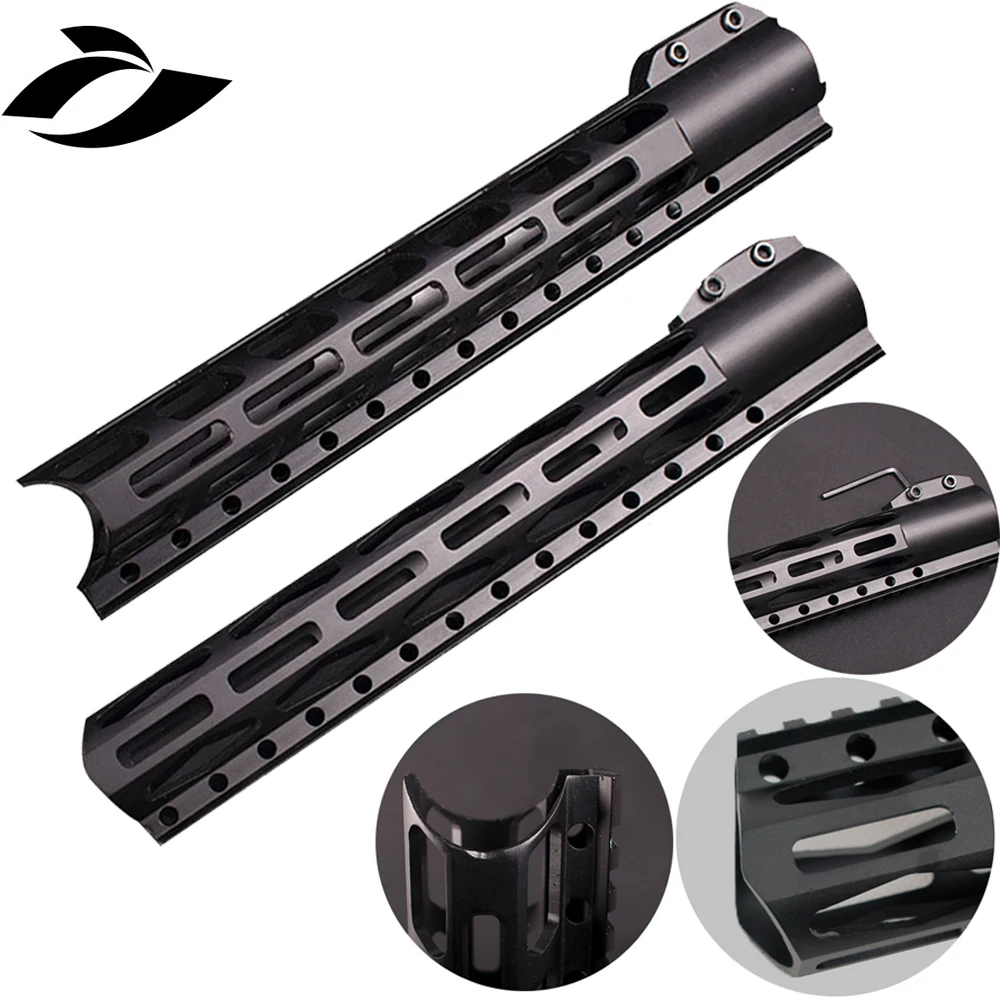 

12 Inch Ultralight AR-15 Handguard M4 M-Lok Free Float Handguard For Tactical Hunting .223 / 5.56 Rifle Scope Mount