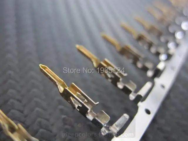 5557 gold plated male terminal