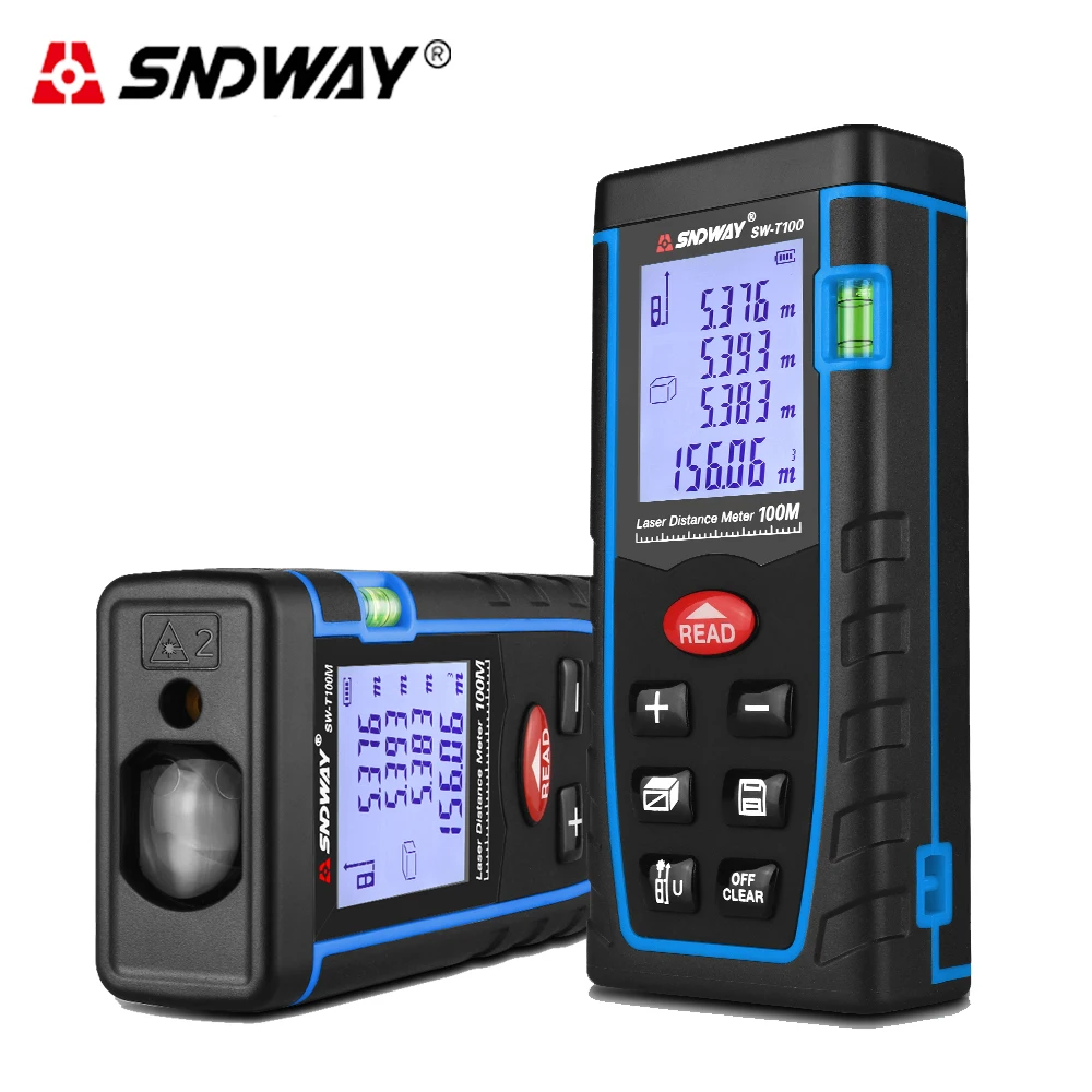 Beste Koop SNDWAY 100 M Afstand Laser Afstandsmeter Trena Roulette Met