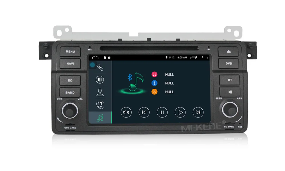 Excellent MEKEDE  Android 7.1 Quad core car dvd PC player  for 3series E46 M3 with Wifi 1024*600 screen  BT Radio SWC 2G RAM 4G LTE 32