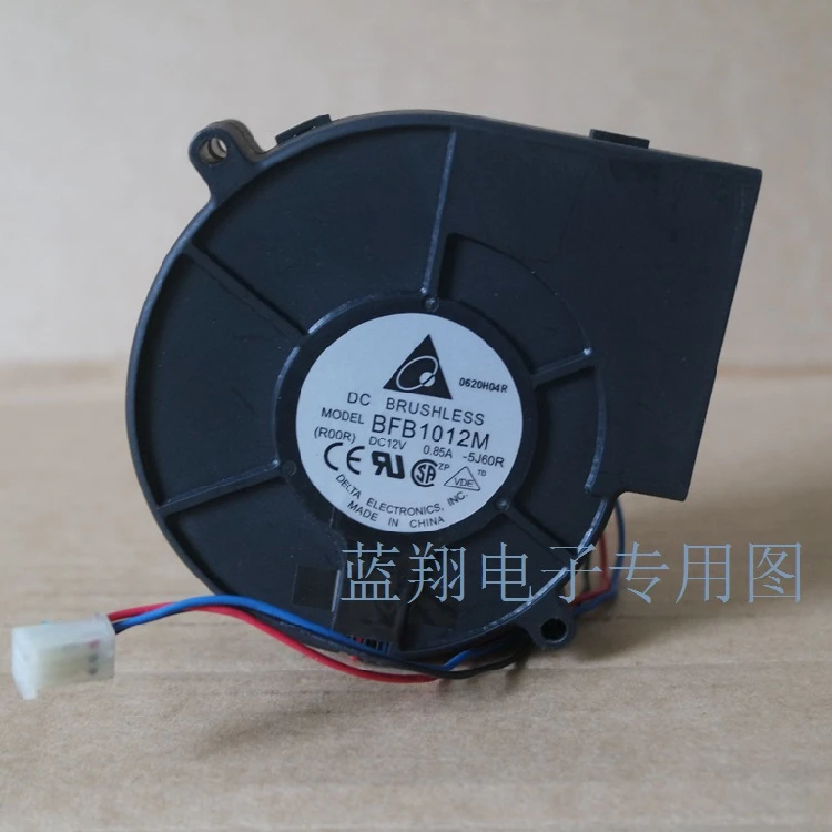Бесплатная доставка Для Delta BFB1012M -5J60R DC 12V 0.85A 3-проводной 3-контактный разъем 65 мм