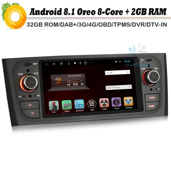 

Android 8.1 Autoradio Octa Core DAB+ GPS Navi WiFi 4G DVR BT OBD2 DVT-IN RDS Car Radio Player for Fiat Punto Linea Bluetooth