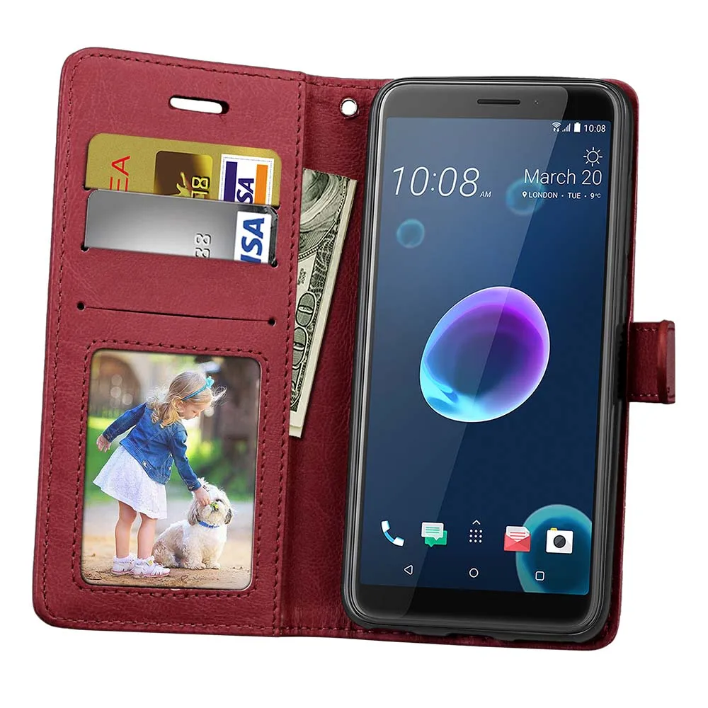 Чехол бумажник для Samsung Galaxy A6 + 2018 новый чехол книжка A9 Star Lite / A8 кожаный бампер из