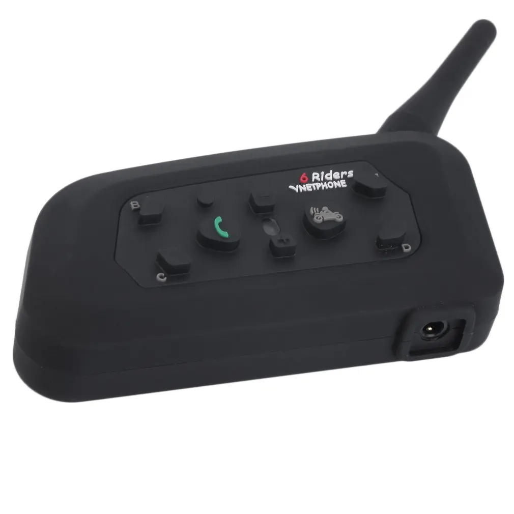 V6 Шлем Интерком 6 райдеров 1200 м мотоцикл Bluetooth домофон гарнитура рация шлем BT