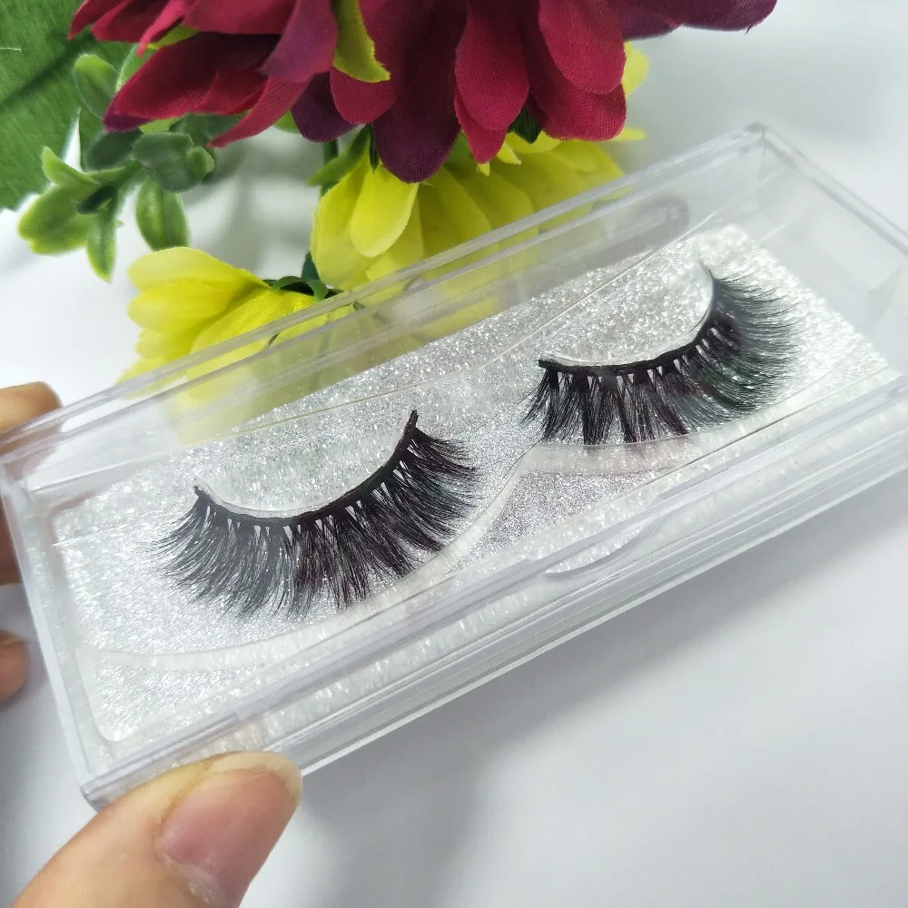 Новое Модное Красочные 3D Газа lashes искусственной норки ресниц расширение Private label реального норки накладные ресницы Бесплатная доставка