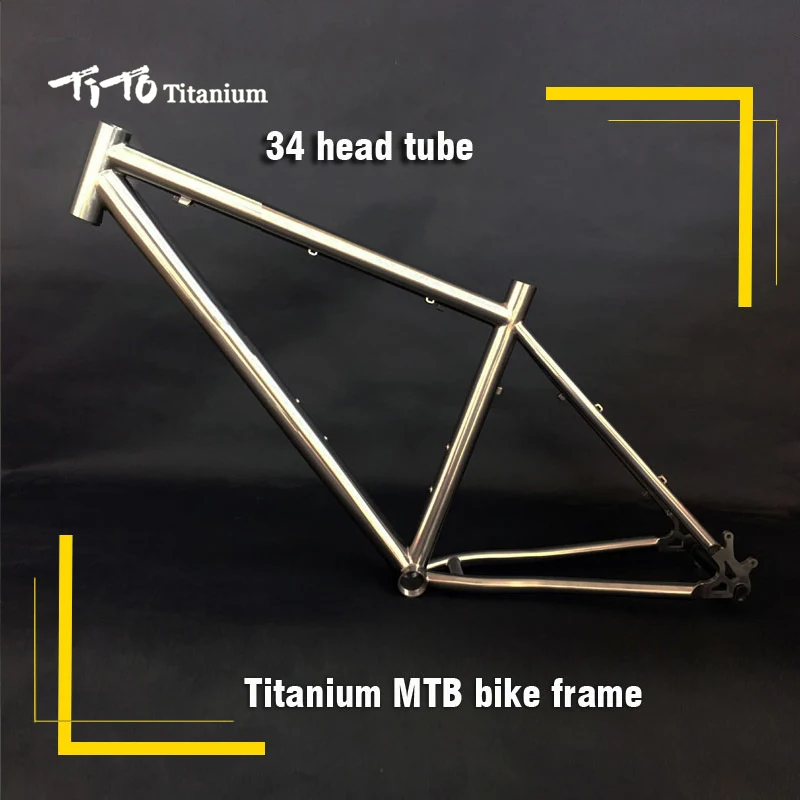 Бесплатная доставка! Тито titanium mountain велосипедная Рама 650B 26 '✧ 5'' 34 Глава
