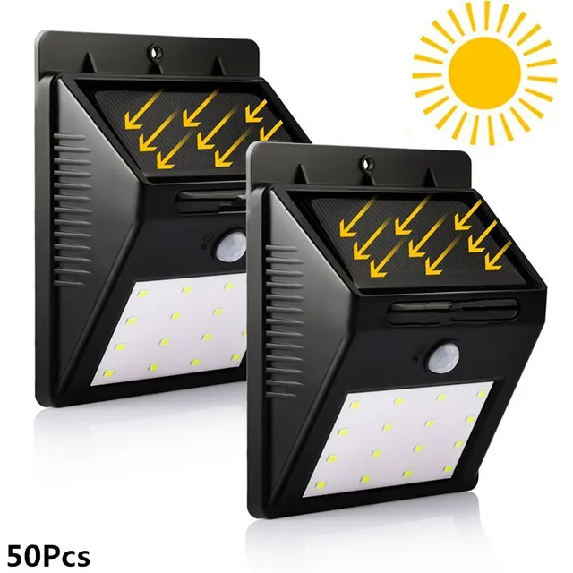 50x 16 Leds Solar Light White Wireless Waterproof Motion 50x 16 Leds Solar Light White Wireless Waterproof Motion Sensor Security Outdoor Lighting