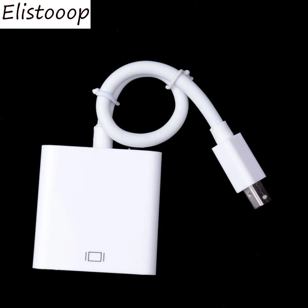 Адаптер Mini DP DVI Thunderbolt DispayPort конвертер Male Female с поддержкой 1080P для мониторов