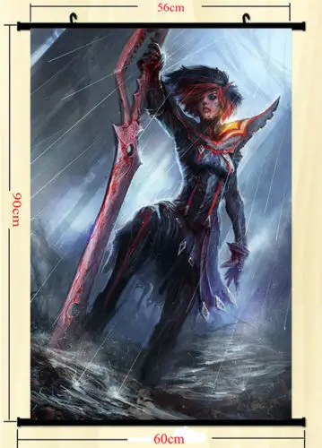 KILL la Ryuko Swords Anime Art Silk Poster Wall Scroll | Дом и сад