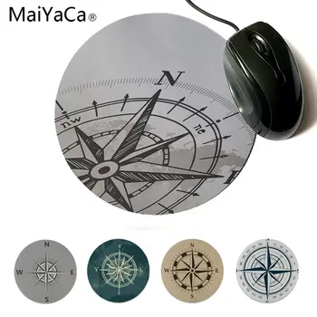 

MaiYaCa Non Slip PC Compass Beautiful Anime Round Mouse Mat Customized MousePads Computer Laptop Anime Mouse Mat