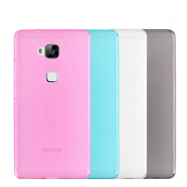 High Quality Soft Matte Pudding TPU Gel Silicone Rubber Case Cover For Huawei Honor 5X |