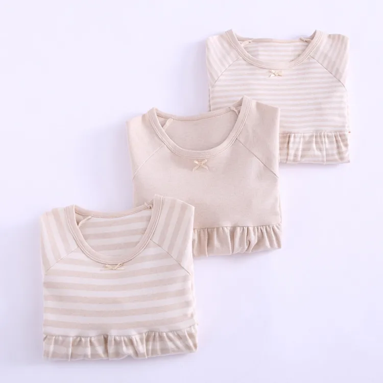 Pajamas for girls princess nightgowns for girls stripe pajamas 03