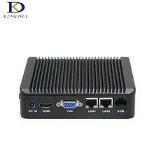 Дешевый Безвентиляторный Mini-ITX ПК Intel Celeron J1900 4 ядра Dual LAN HDMI 1 * COM Nano ПК N30