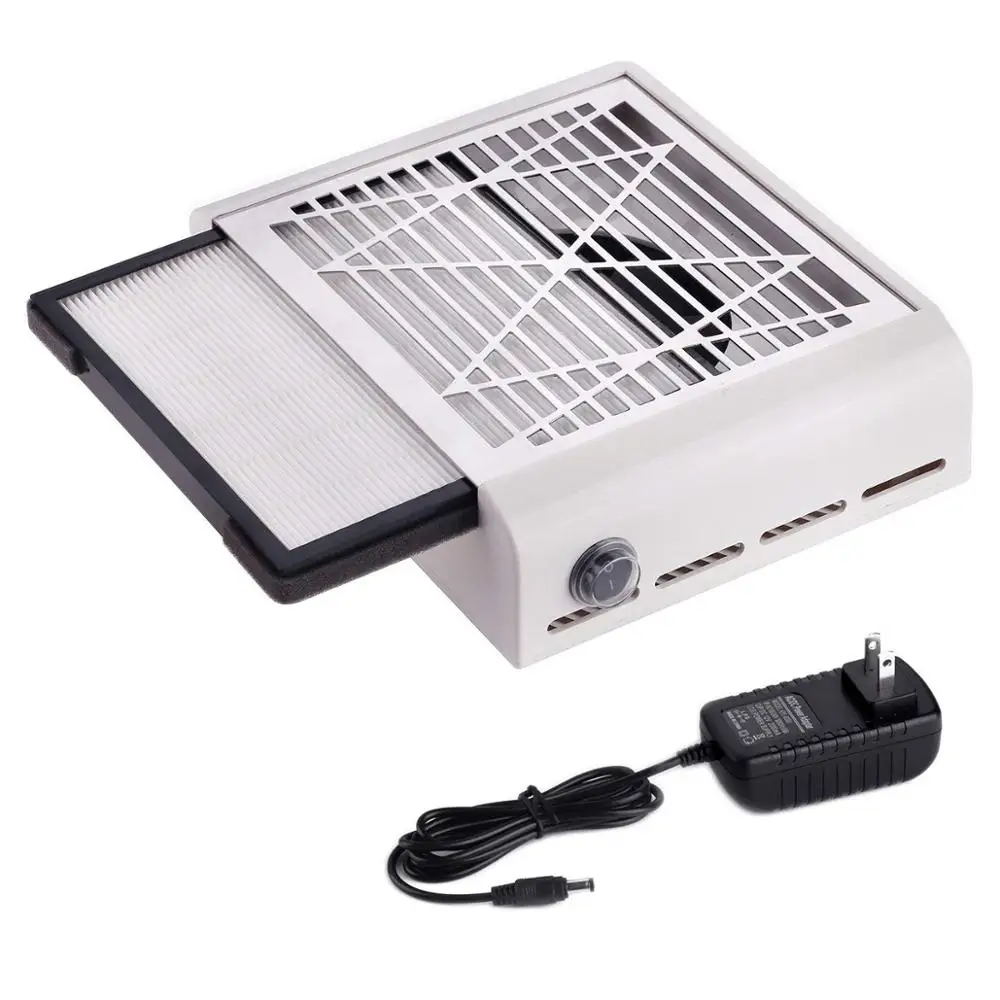 

40W Nail Dust Collector Suction Professional Powerful Vacuum Cleaner UV Gel Machine Nail Dust Collector Vacuum Cleaner Fan