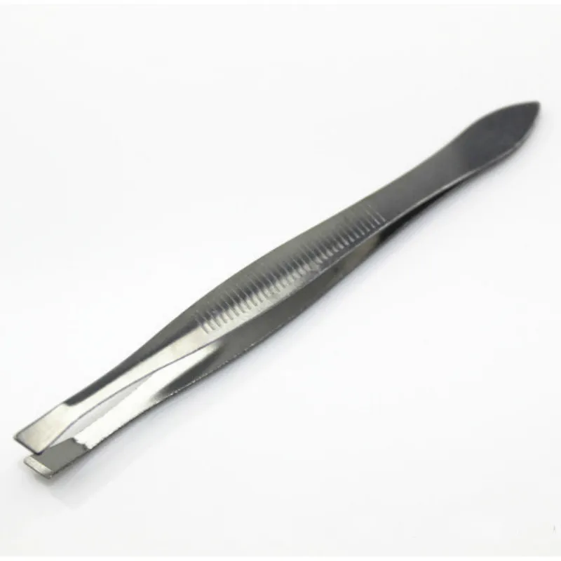 

1PC High Quality Stainless Steel Slanted Eyebrow Tweezer Professional Face Hair Remover Tweezer Beauty Tool for Women Lady Girls