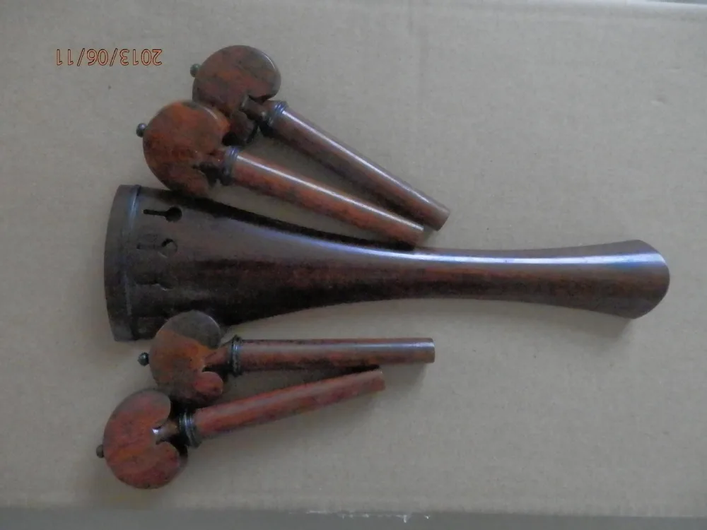 

Best 4/4 cello tailpiece and pegs snake wood