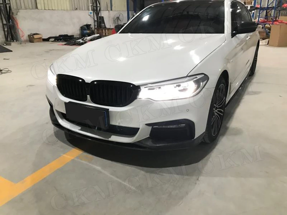 Фартуки из углеродного волокна для губ для BMW 5 серии G30 G31 520i 530i 540i M Sport- FRP бамперные трости декоративная защита