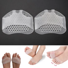 Komfortable Silikon Waben Vorfuß Pad Atmungs Einzelnen Schuhe High Heels Schmerzen Relief Fuß Pads Einlegesohlen Socken