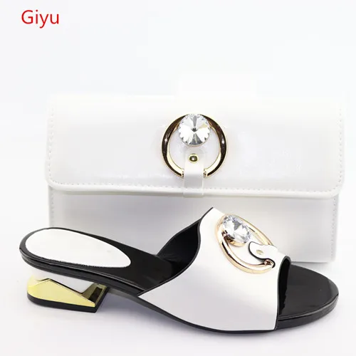 

doershow Women white Shoe and Bag Set Italian Matching Shoe and Bag Set African Shoes and Matching Bags Italian!HHM1-29