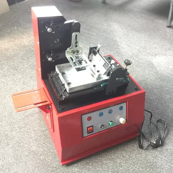 

Tabletop electric pad printing machine with open ink type