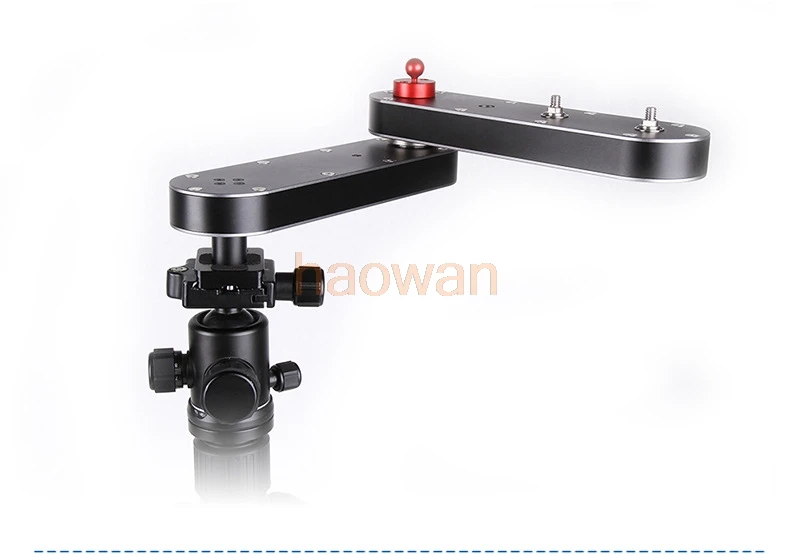  Camera Slider Rail Track with Panning and Linear Motion Extends Up to 4x Distance for GoPro Action 