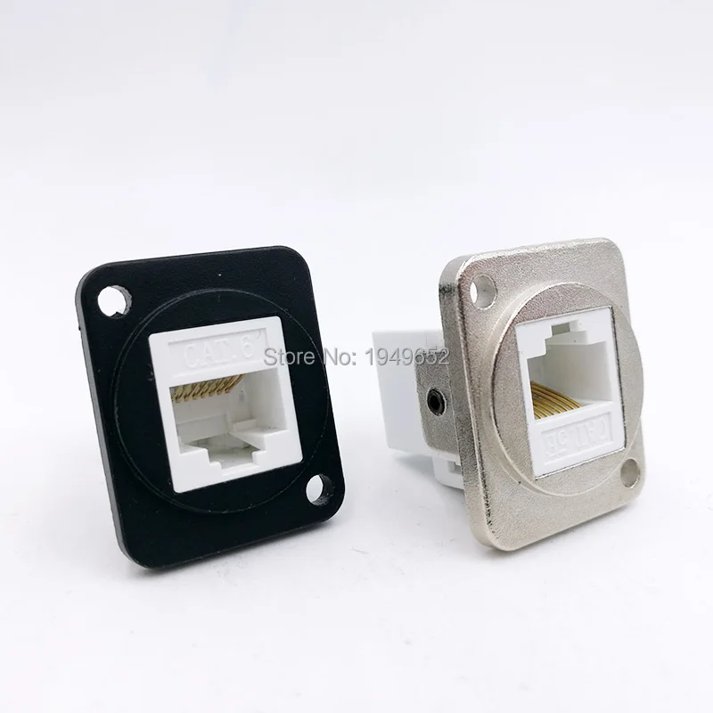 Сетевой разъем Rj45 металлическая панель типа d монтаж CAT5E CAT6|cat6 rj45 connector|cat6 connectorl