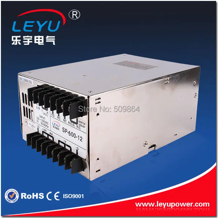 12 V 50A Выход 110 V вход один Выход 600 W импульсный источник питания для Светодиодные ленты света переменного тока постоянного тока с PFC Функция