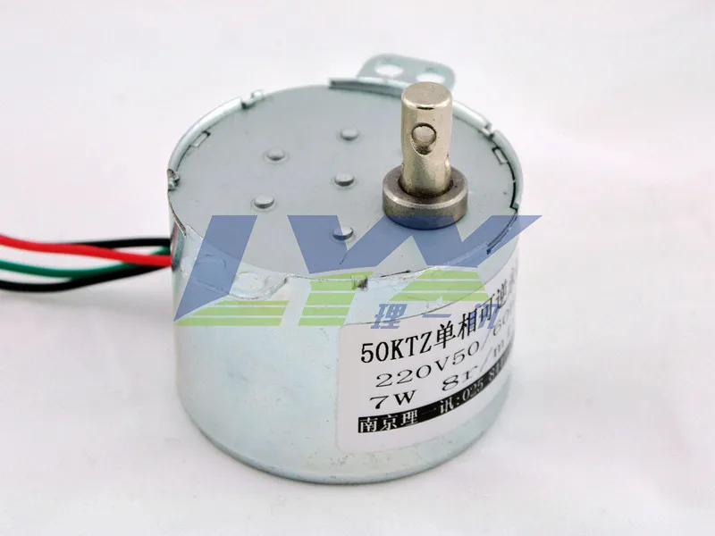 50KTYZ 50rpm AC220V медленный Реверсивный синхронный мотор вращающийся лампы