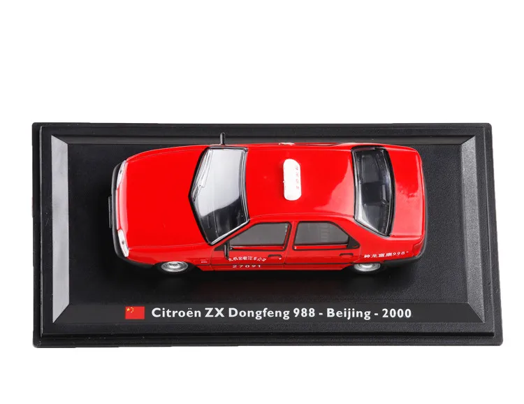 Оригинальная Изысканная Подарочная коробка 1:43 Citroen ZX металлическая модель, имитация сплава Пекина коллекции такси и украшения, бесплатная