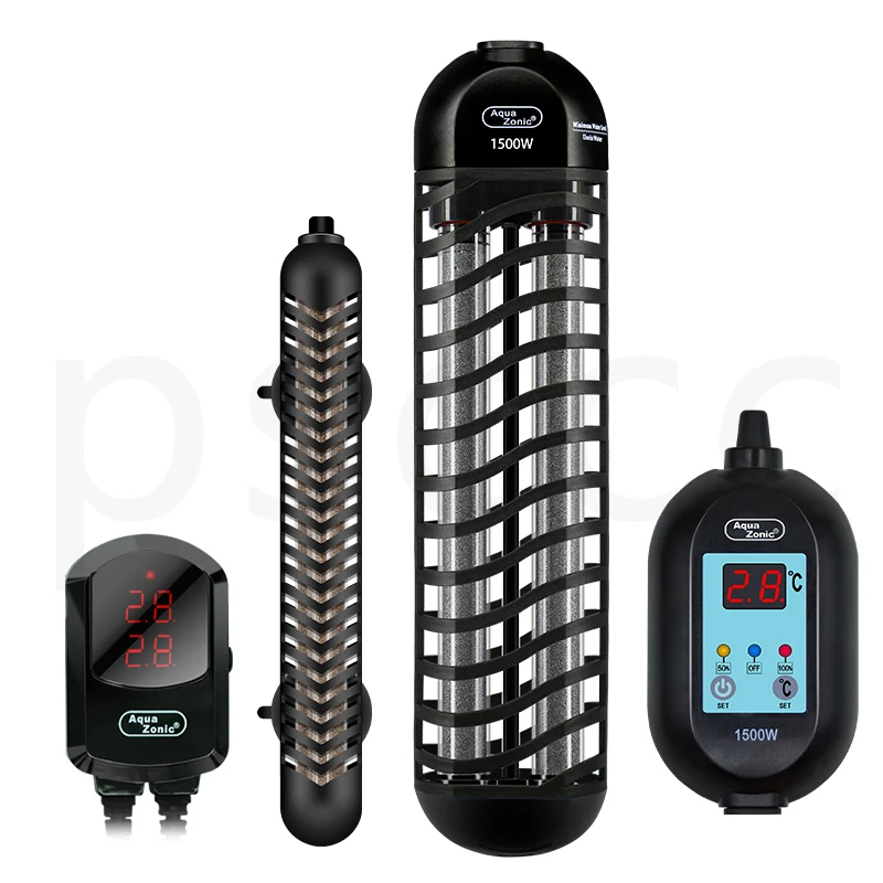 Aqua Zonic Titan Heavy Duty Aquarium Heater LCD Display Fish Tank Pond  Water Heater Automatic Thermostat 600W 800W 1000W 1200W - AliExpress