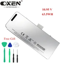 OXEN New Aluminum 6 Cells Laptop Battery for Apple MacBook 13″ A1278 A1280 MB466 MB466LL/A MB771 MB771LLA (2008 Version) Bateria