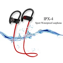 U8 Wireless Bluetooth Earphone,Sport Headphone Noise Reduction Stereo Bass Headset Stereo IPX4 Waterproof with Mic for all phone