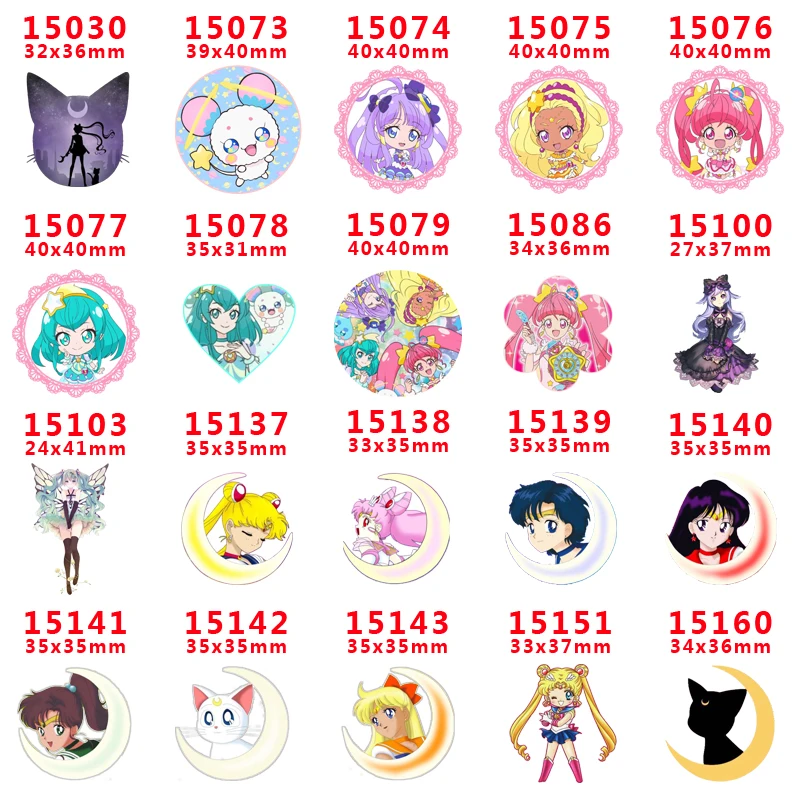 

Free shipping 30 pcs cartoon character planar resin PR 15030