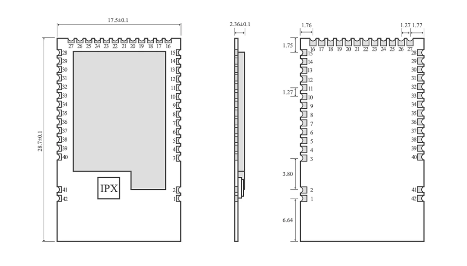 E76-2G4M20S 2.4GHz EFR32 wireless module (10)