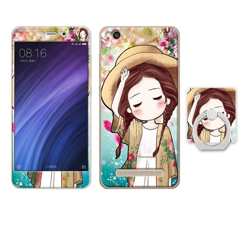 xiaomi redmi 4a case cover glass screen protector  (12)