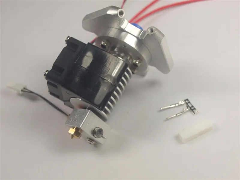 Reprap коссель Delta 3D принтер металлические части эффектор полный комплект/комплект 1,75 мм Металлические j-головки PTFE прокладка трубка 0,4 мм M3 NTC3950