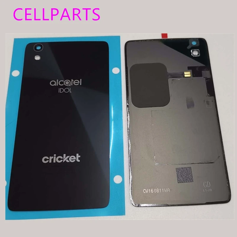 Для Alcatel One touch Idol 4 6055 OT6055 6055K 6055B 6055Y Крышка батарейного отсека с NFC задняя крышка Корпус чехол