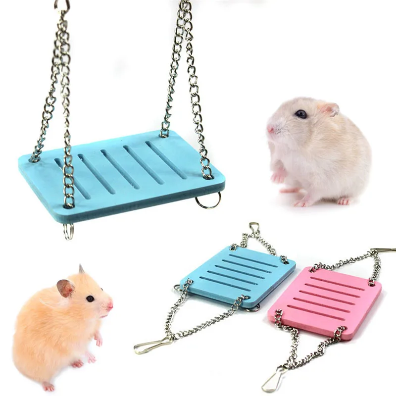 Cute Parrot Hamster Small Swing Hanging Bed Shake Suspension House Props font b Pet b font