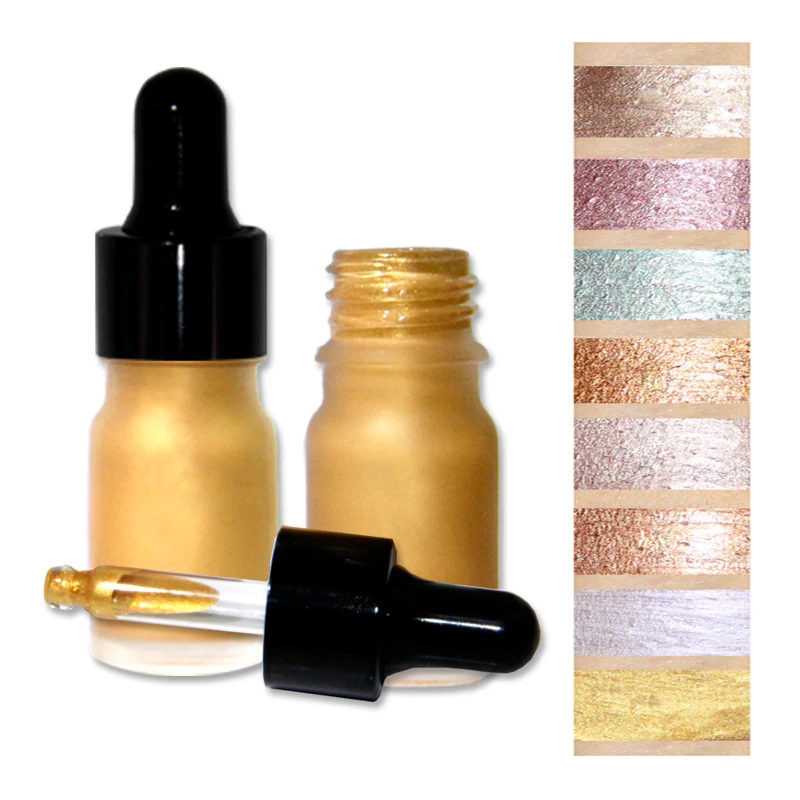 

8 Colors Fashion Illuminating Glow Elixir Face Highlighter Female Concealer Makeup Specular Powder Drip Pro