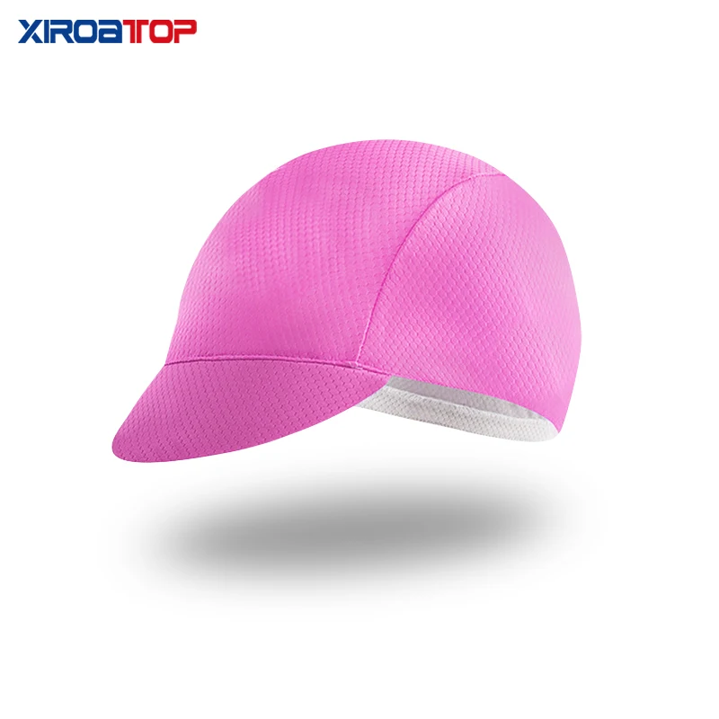 Nuova vendita calda di colore Solido Cappelini da ciclismo Donne Degli Uomini di usura della Testina Del Sole UV Del Cappello MTB Della Bicicletta Della Bici della Squadra Casco all'interno Cap cappuccio Corsa e Jogging Cappello