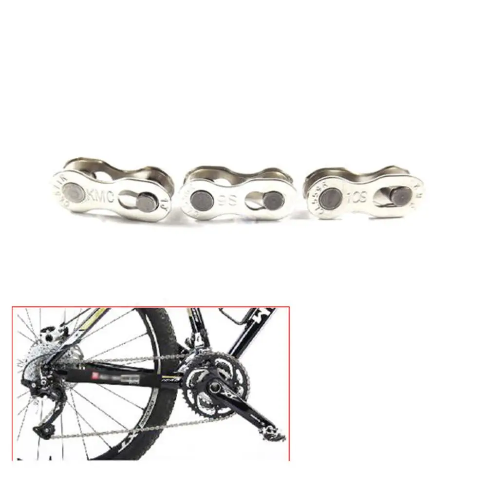 

2PCS 6S/7S/8S/9S/10S Stainless Steel Bicycle game Bike Chains Connector Link for Speed Chain Quick Joint Repair Part Tools