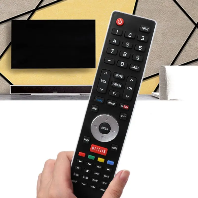 

Remote Control Replacement for Hisense EN-33926A EN-33925A Smart LCD LED Television TV Controller