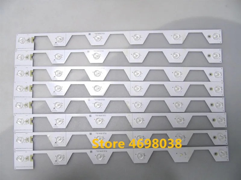 

8PCS LED Backlight strip 6 lamps For 50" T C L D50A620U L50E580A-VD L50E5800A-UD Light Bar TMT-50E5800-8X6-3030C 4C-LB5006-YH2