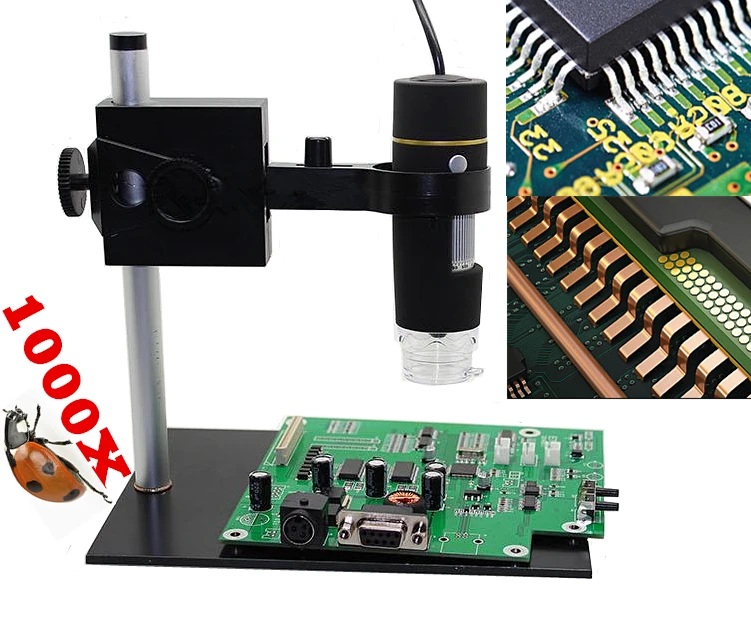 

1000X 8 LED High Resolution Zoom Digital Electronic Microscope Handheld USB Endoscope Camera Microscope Magnifier
