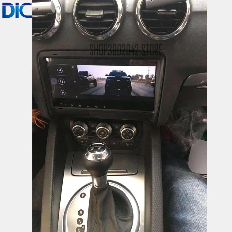 Top DLC Car player android navigation GPS keep original system bluetooth steering wheel control for Audi TT 2008-2013 2