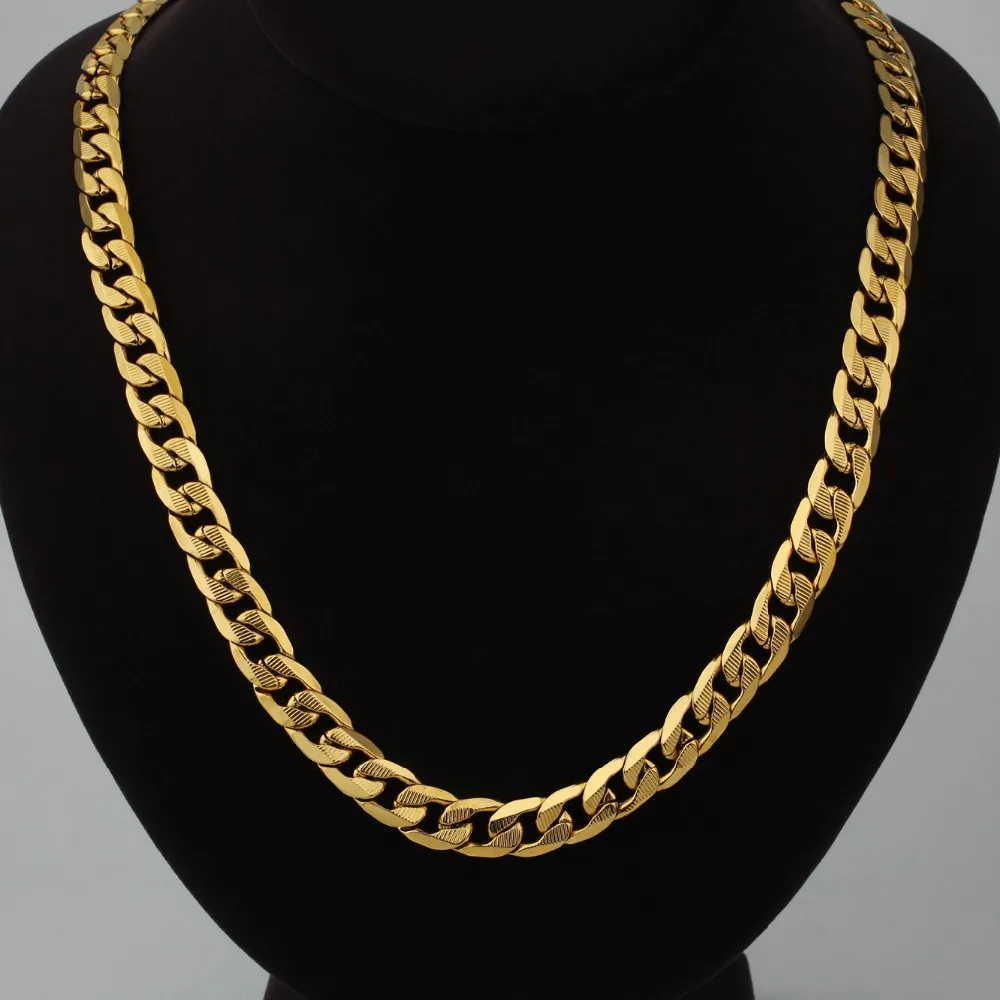 Купить мужская длинная цепочка ожерелье в стиле хип хоп майами золотого