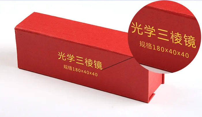  4x4x18cm Physics Optical Glass Children Toy Triangular Prism School Science Experiment Educational  - 32900273273