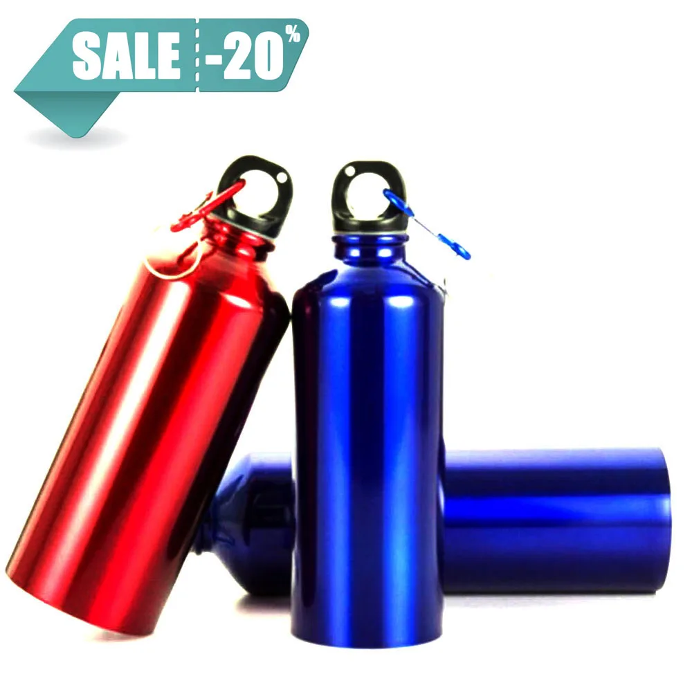 

Hot Water Bottle 400ml 500ml 600ml outdoor exercise plastic Bike Sports Water Bottles drinking aluminum material easy to carry